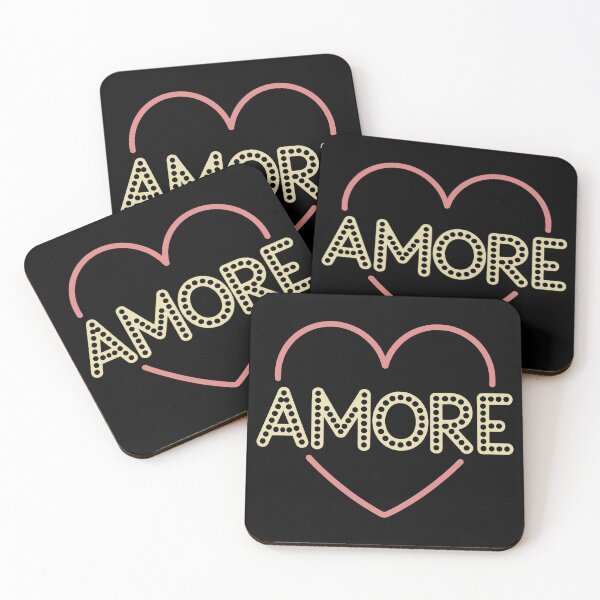Item preview, Amore in Dotted Letters Inside Heart designed and sold by theartfulaspie.
