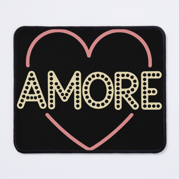Item preview, Amore in Dotted Letters Inside Heart designed and sold by theartfulaspie.