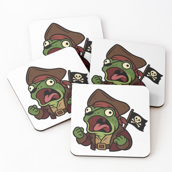 Item preview, Pirate Froggy Screams Ahoy! designed and sold by ALITOPRINCE.