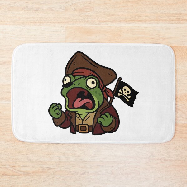 Item preview, Pirate Froggy Screams Ahoy! designed and sold by ALITOPRINCE.