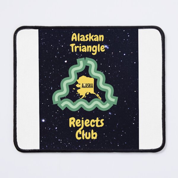 Item preview, Alaskan Triangle Rejects Club | Cryptid Mystery Lover Tee | UFO Vanished Hiker Shirt | Missing 411 Sarcasm Design | Conspiracy Theorist Gift | Unisex Wilderness Apparel designed and sold by Weird5-TheStore.