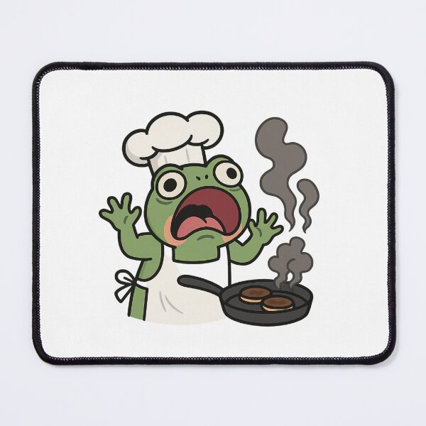 Item preview, Chef Froggy Burned the Pancakes designed and sold by ALITOPRINCE.