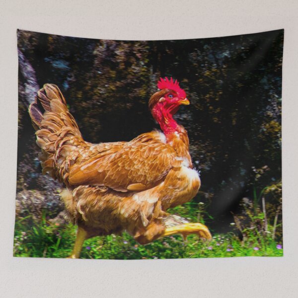 Item preview, crazy chicken running designed and sold by TessAndre.
