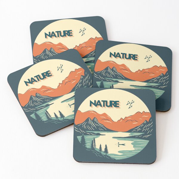 Item preview, Nature Lake View – Retro Style Outdoor Fishing & Mountain Design for Nature Lovers designed and sold by ElixirCraft.