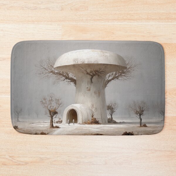 Item preview, Monochrome Mycelium: Whispers of the Fungal City designed and sold by bloorose.