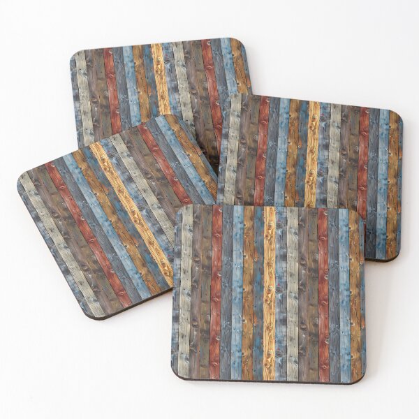 Item preview, Rainbow Reclaimed Wood Wall designed and sold by NTGUILTY.