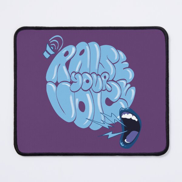 Item preview, Raise Your Voice – Empowerment Typography Art designed and sold by DiegomsArt.