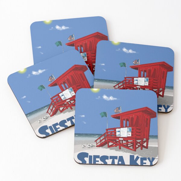 Item preview, Siesta Key, Florida Red Tower designed and sold by DuesArt.