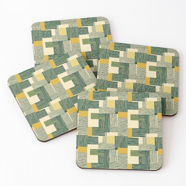 Item preview, Geometric line pattern in green designed and sold by Ninjolo.