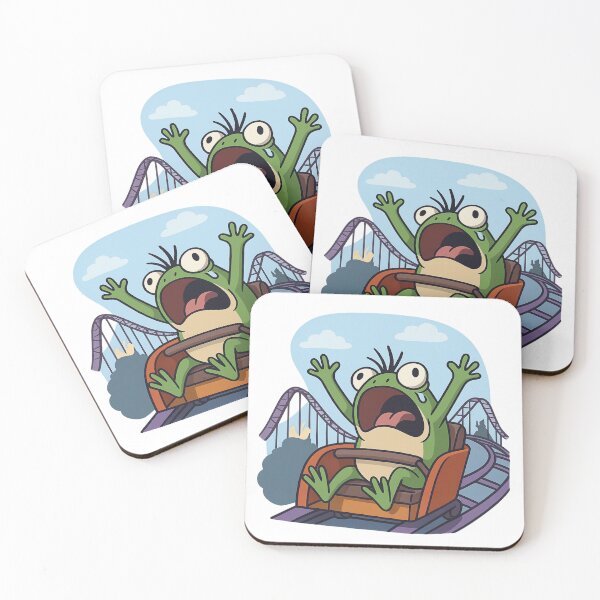 Item preview, Froggy on Rollercoaster Regret designed and sold by ALITOPRINCE.