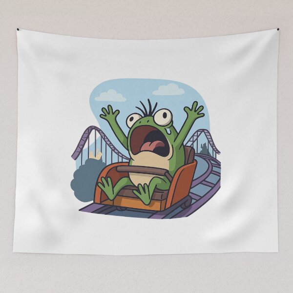 Item preview, Froggy on Rollercoaster Regret designed and sold by ALITOPRINCE.