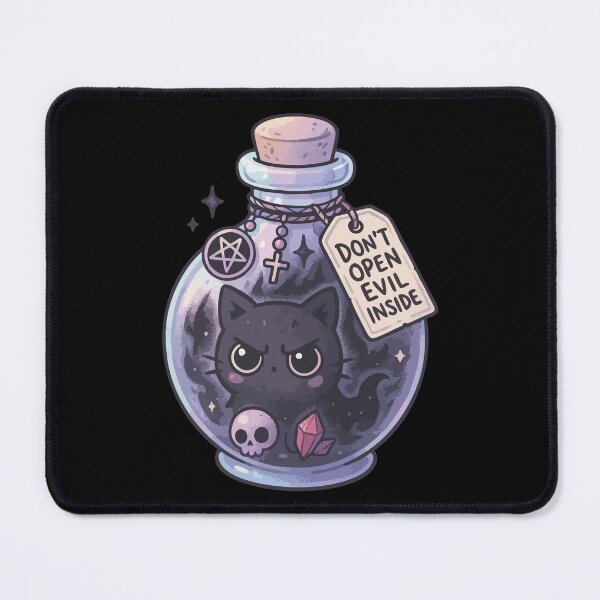 Item preview, Kawaii Pure Evil Cat Inside Pastel Goth designed and sold by TomFrontierArt.