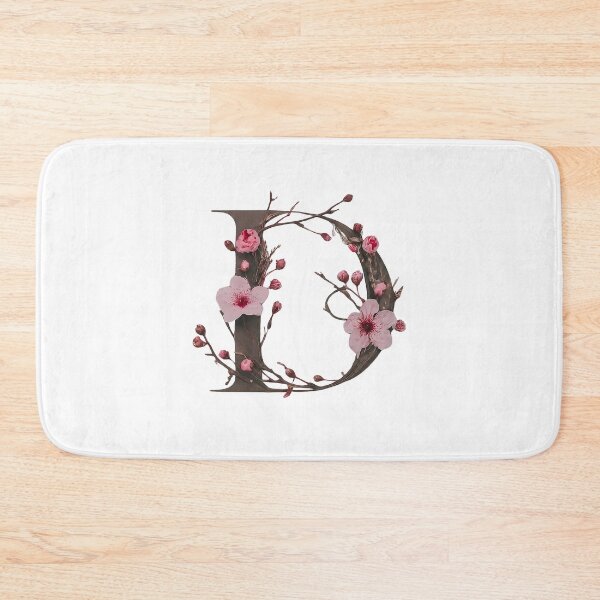 Item preview, Elegant Floral Letter D - Botanical Art Print designed and sold by Psycho-Crazy.