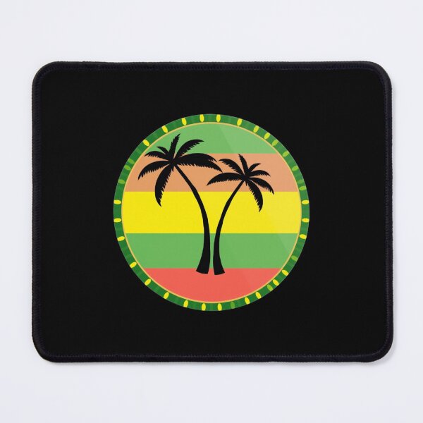 Item preview, Reggae Rasta Palm Tree Design - Tropical Art for Apparel and Accessories designed and sold by ZENTIO.