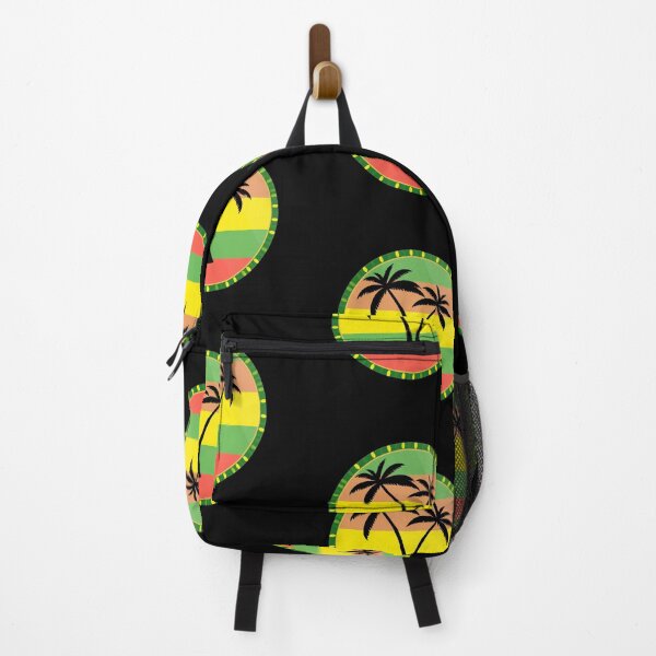 Item preview, Reggae Rasta Palm Tree Design - Tropical Art for Apparel and Accessories designed and sold by ZENTIO.