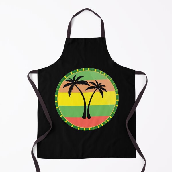 Item preview, Reggae Rasta Palm Tree Design - Tropical Art for Apparel and Accessories designed and sold by ZENTIO.
