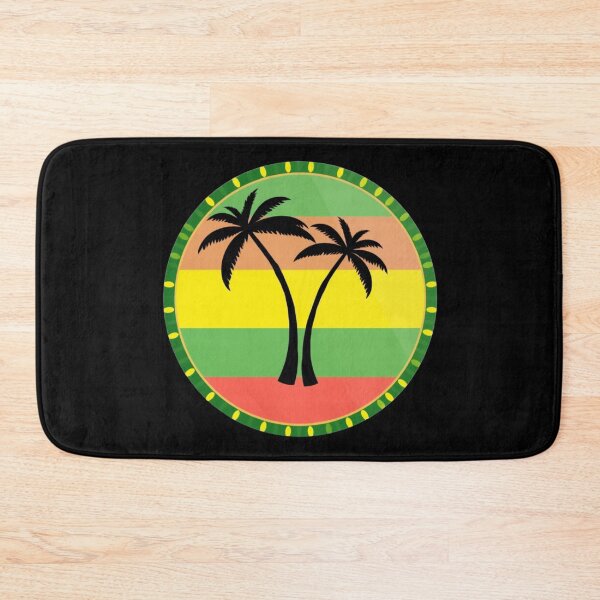 Item preview, Reggae Rasta Palm Tree Design - Tropical Art for Apparel and Accessories designed and sold by ZENTIO.