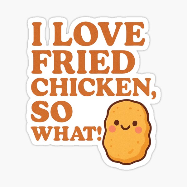 Item preview, Funny Fried Chicken Nugget  designed and sold by TralieTalie.