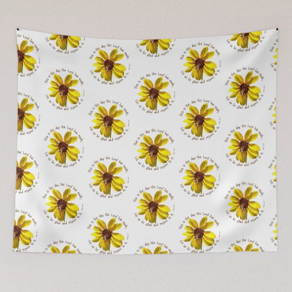 Aperçu de l'œuvre Psaumes 118:24 Tournesol et abeille 1 créée et vendue par boldtvillemayor.