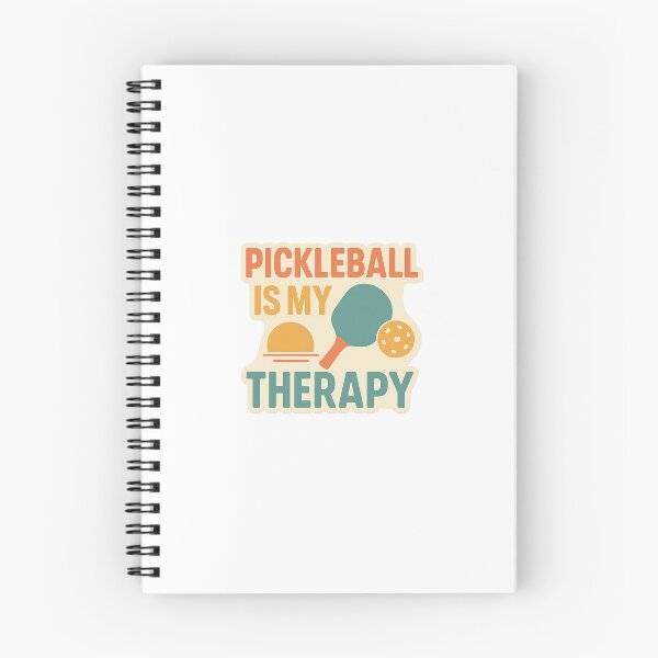 Item preview, Pickleball Is My Therapy – Retro Pickleball Sticker for Moms, Players & Fans designed and sold by GoldenHourGroove.