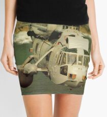 A Sea King Helicopter belonging to 849 sqn Mini Skirt