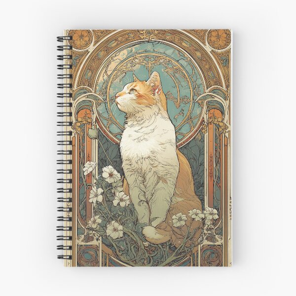 Item preview, Cat in the Floral Garden designed and sold by TeeTribeWear.