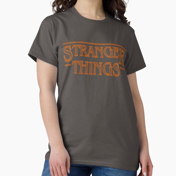Item preview, stranger things orange logo designed and sold by Wawan35200.