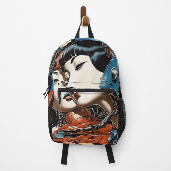 Item preview, Robot Love Retro 1960s Imitation Japanese Erotic Art | #240 designed and sold by NickWhittleArt.