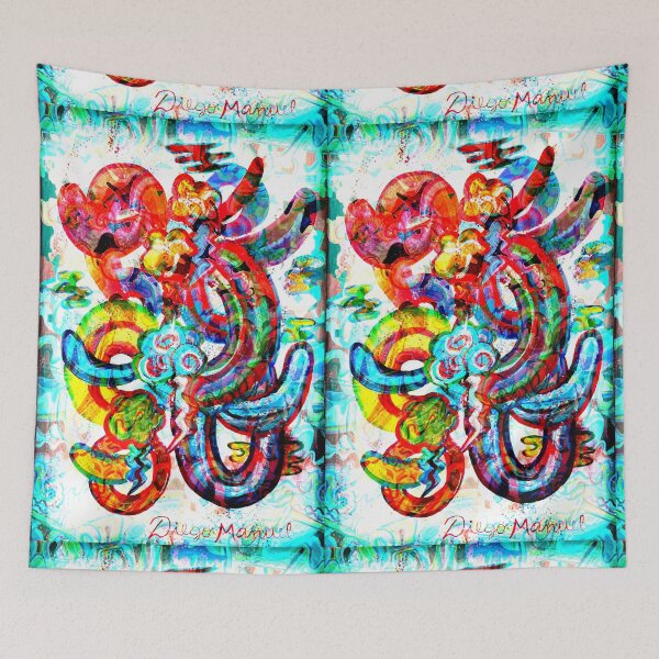 Item preview, Clouds, tongues and rainbows  2025 designed and sold by Diego Manuel Rodriguez.