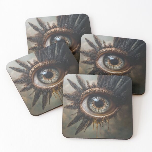 Item preview, Enigmatic Feathered Eye designed and sold by Chroma Myst.