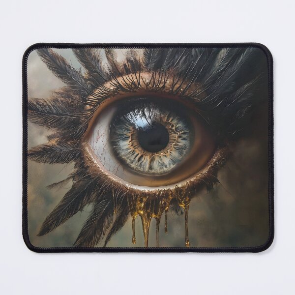 Item preview, Enigmatic Feathered Eye designed and sold by Chroma Myst.