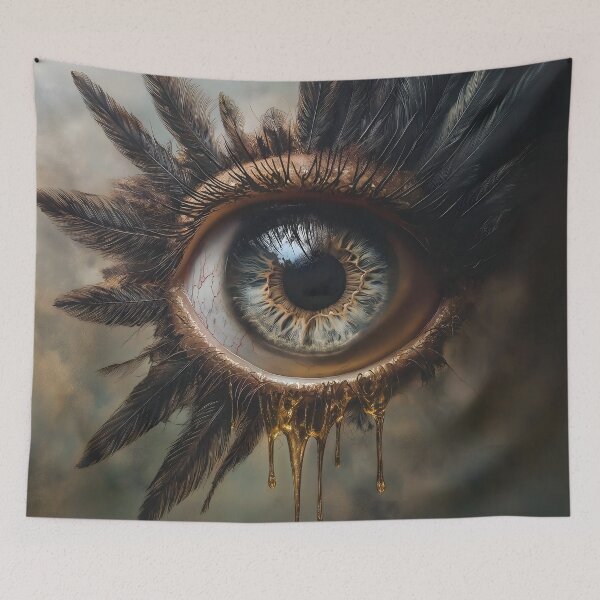 Item preview, Enigmatic Feathered Eye designed and sold by Chroma Myst.