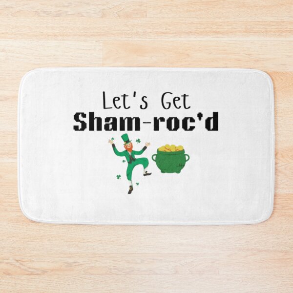Item preview, Let's Get Sham-roc'd St. Patrick's Day T-Shirt - Funny Irish Shamrock Tee - St. Pat's Celebration Shirt designed and sold by GAIDREDA.