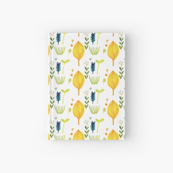 Aperçu de l'œuvre Jardin fleuri ensoleillé – Motif peint à la main créée et vendue par NoriMori.
