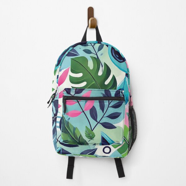 Item preview, Tropical Alien Kitty Pattern – Cute Jungle Fantasy Illustration designed and sold by Gold Turtle  Lina.
