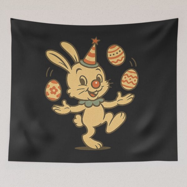 Item preview, Easter Bunny Juggler designed and sold by MindsInBloom.