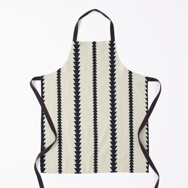 Item preview, Black Arrowhead Stripe – Bold Tribal Vertical Pattern on Cream designed and sold by Stacey Spivak.