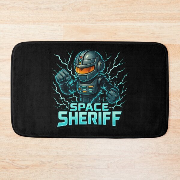 Item preview, Space Sheriff Retro Sci-Fi T-Shirt designed and sold by Sawset.