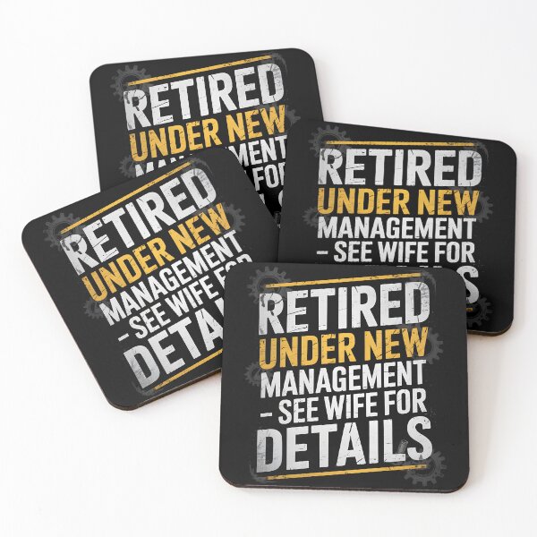 Item preview, Retired Under New Management See Wife For Details designed and sold by AniArtPL.