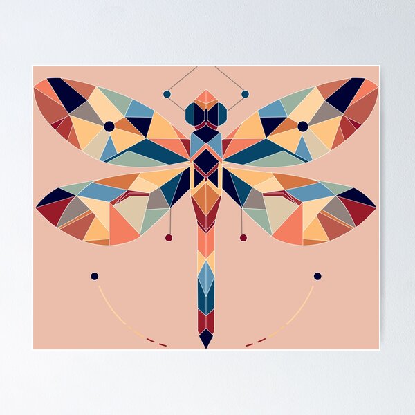 Item preview, Mosaic Dragonfly – Nature-Inspired designed and sold by LadyInEverGreen.