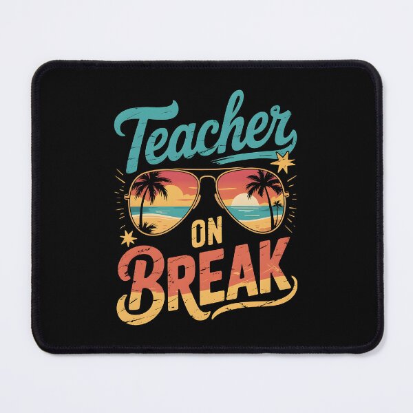 Item preview, Retro "Teacher on Break" Summer Shirt designed and sold by Hooodify.