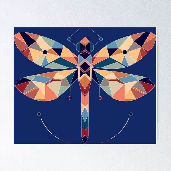 Item preview, Mosaic Dragonfly – Nature-Inspired designed and sold by LadyInEverGreen.