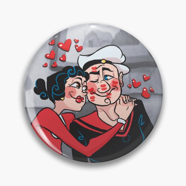 Item preview, Olive Oyl and Popeye designed and sold by LeonardoEats.
