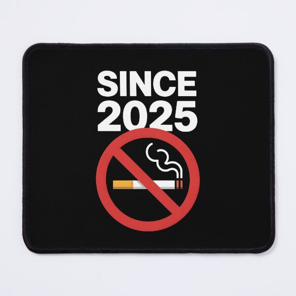 Item preview, Bold Anti-Smoking "Since 2025" No-Smoking Symbol Hoodie Design designed and sold by Hooodify.