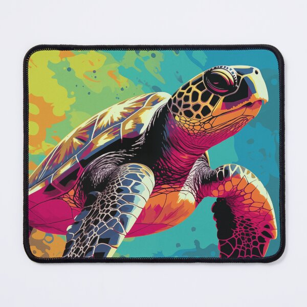 Item preview, Sea Turtle Popart designed and sold by RedHandedOD.