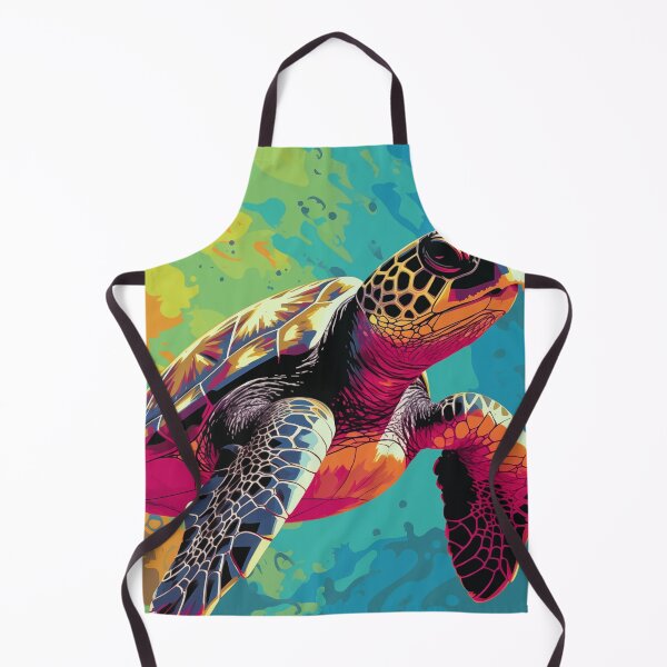 Item preview, Sea Turtle Popart designed and sold by RedHandedOD.