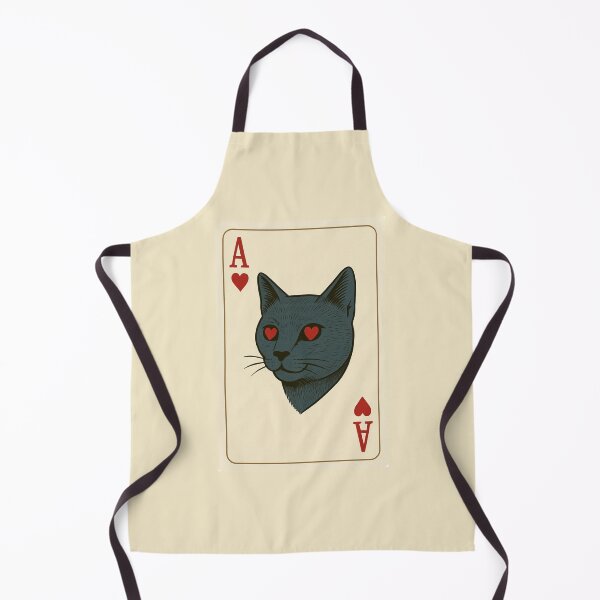 Item preview, Ace of Hearts – Russian Blue Cat designed and sold by Benja & Co..