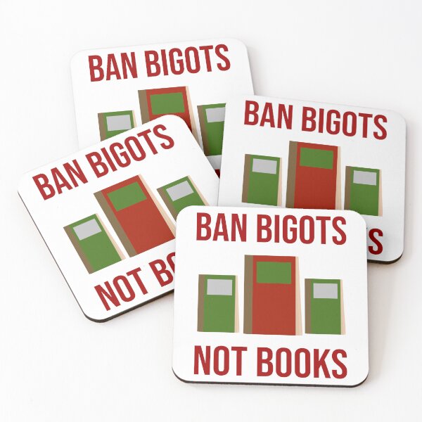 Item preview, Ban bigots not books  designed and sold by Rachel the Artist .