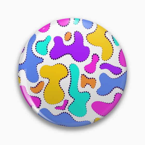 Item preview, Bright acid liquid shapes designed and sold by OM-lova.
