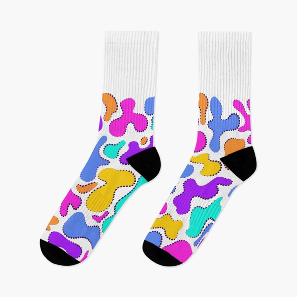 Item preview, Bright acid liquid shapes designed and sold by OM-lova.